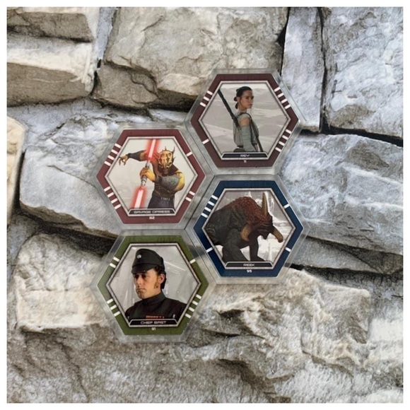 2016 Lot of 26 Star Wars Galactic Connexions Trading Cards Discs Game Series 3 - Picture 3 of 11